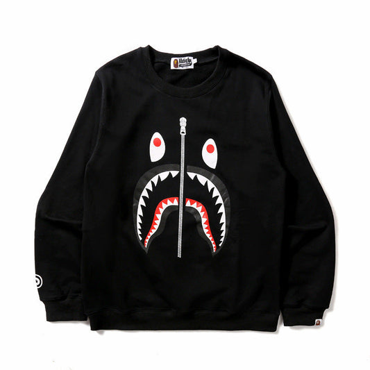 Bathing Ape Sweatshirt round Neck Sweater Autumn and Winter Men's and Women's Bottoming Shirt