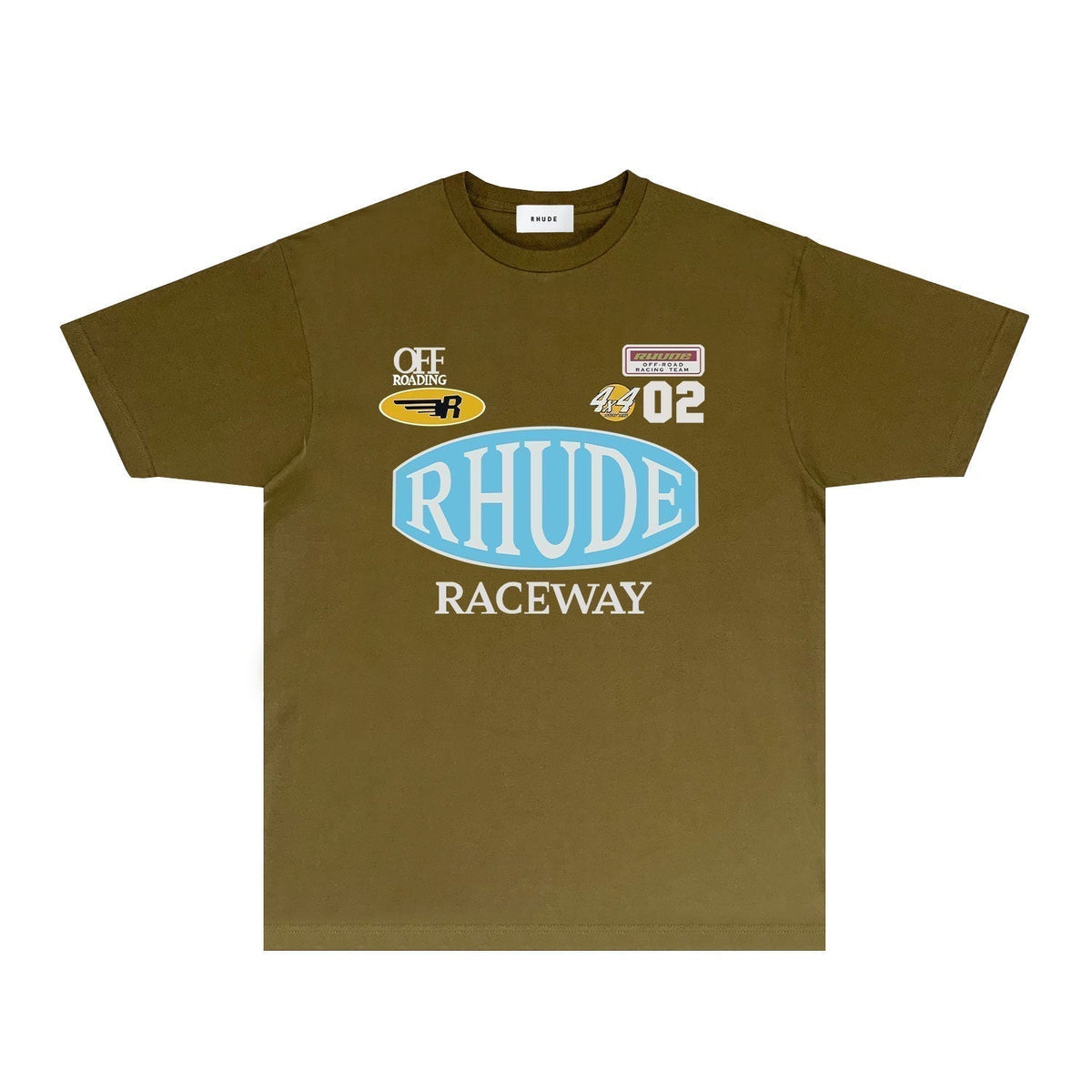 Rhude T-shirts Printed Trendy Pure Cotton